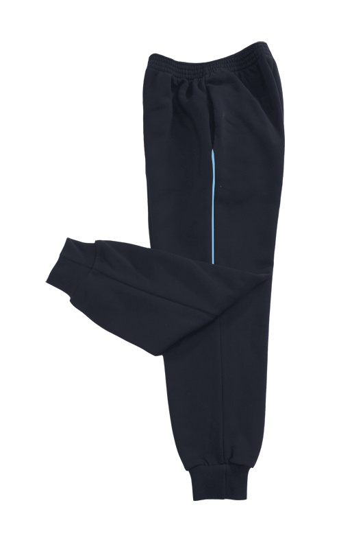 Navy school top track pants