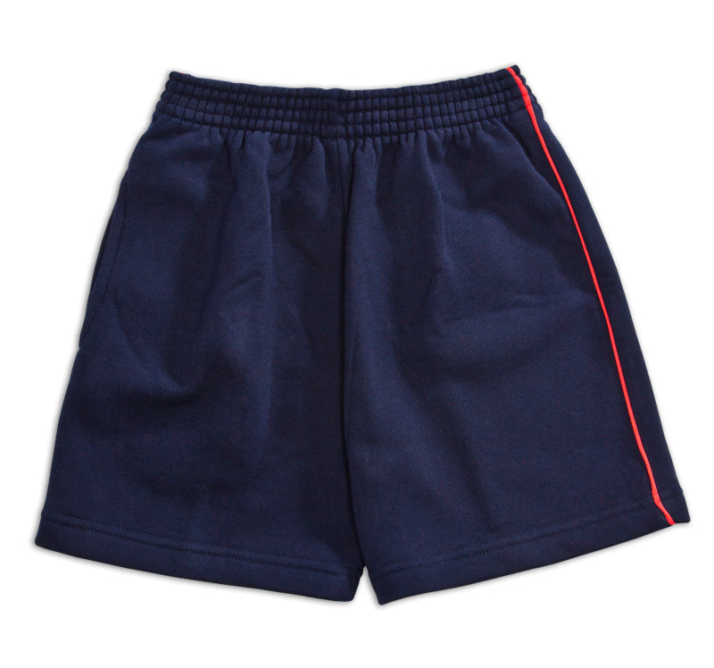 Belgrove Junior Boys N.S. Shorts (Navy/Red Piping)