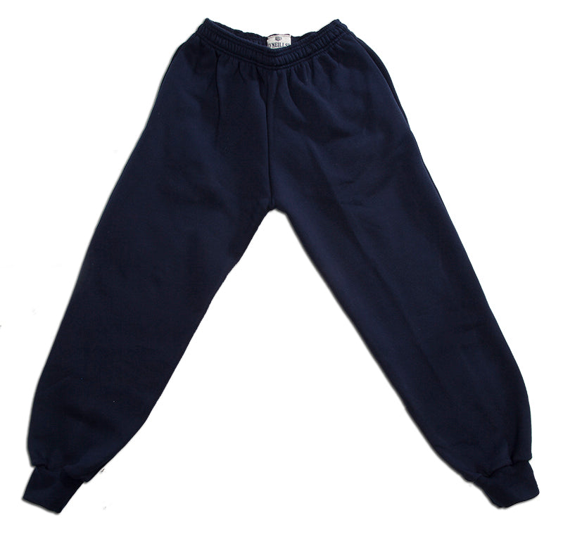 Navy Fleece Pants (Cuff ends)