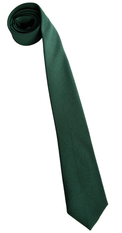 Bottle Green Tie 39"L
