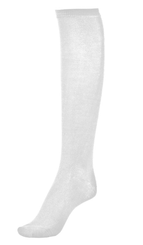 (2 Pk White) Knee High Socks