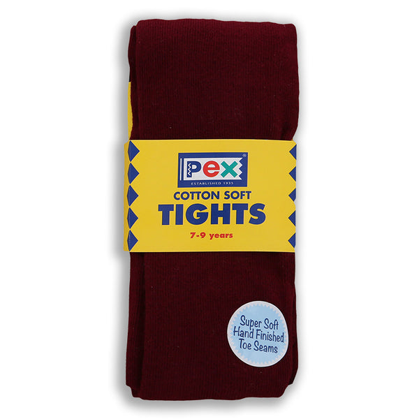 Pex Cotton Soft Tights (Wine)